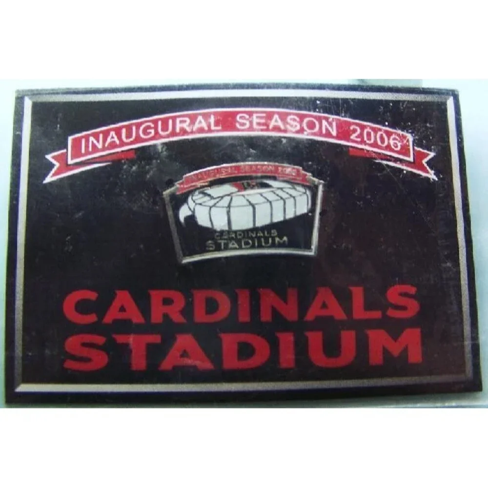 Arizona CARDINALS 2006,Inaugural Season- STADIUM pin, AKA 'The Toaster'